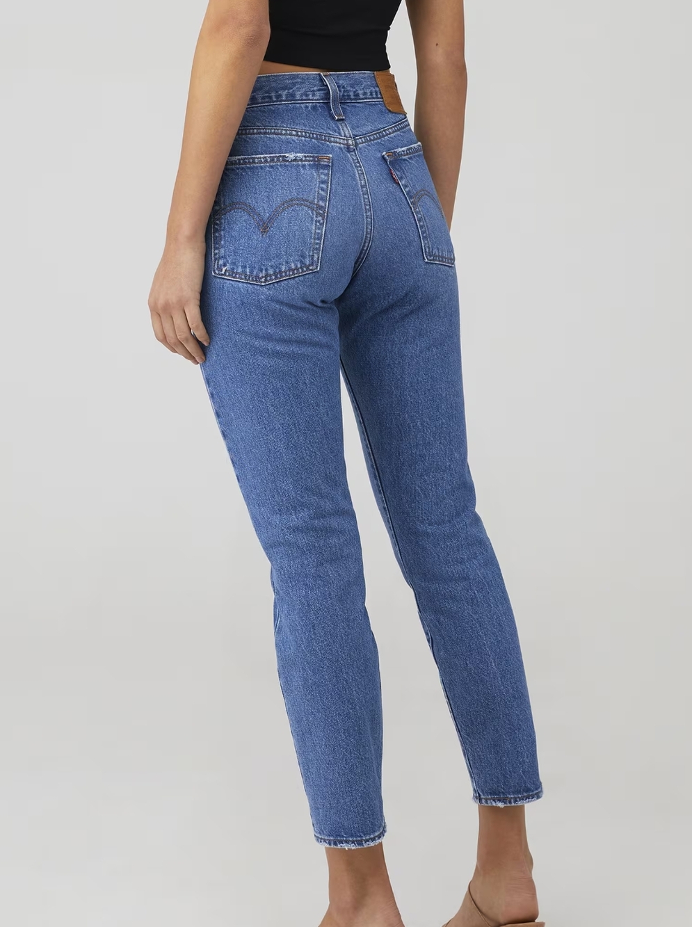 Levi's Wedgie Icon High Rise Athens Asleep Jeans  sz 27 - Picture 3 of 14